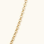 Load image into Gallery viewer, Hadiya London Clasp Link Necklace &amp; Bracelet 18K Gold Plated Stainless Steel - Tarnish-Free Waterproof Hypoallergenic