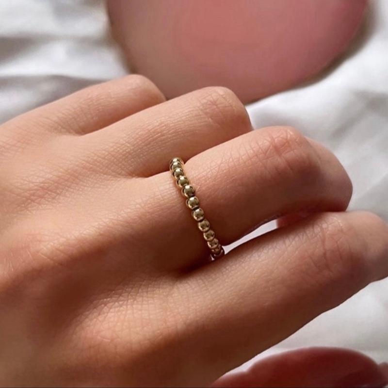 Beaded Stacker Ring