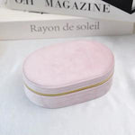 Load image into Gallery viewer, HADIYA LONDON - Velvet Oval Jewellery Box