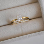 Load image into Gallery viewer, Noor Stacked Gemstone Ring