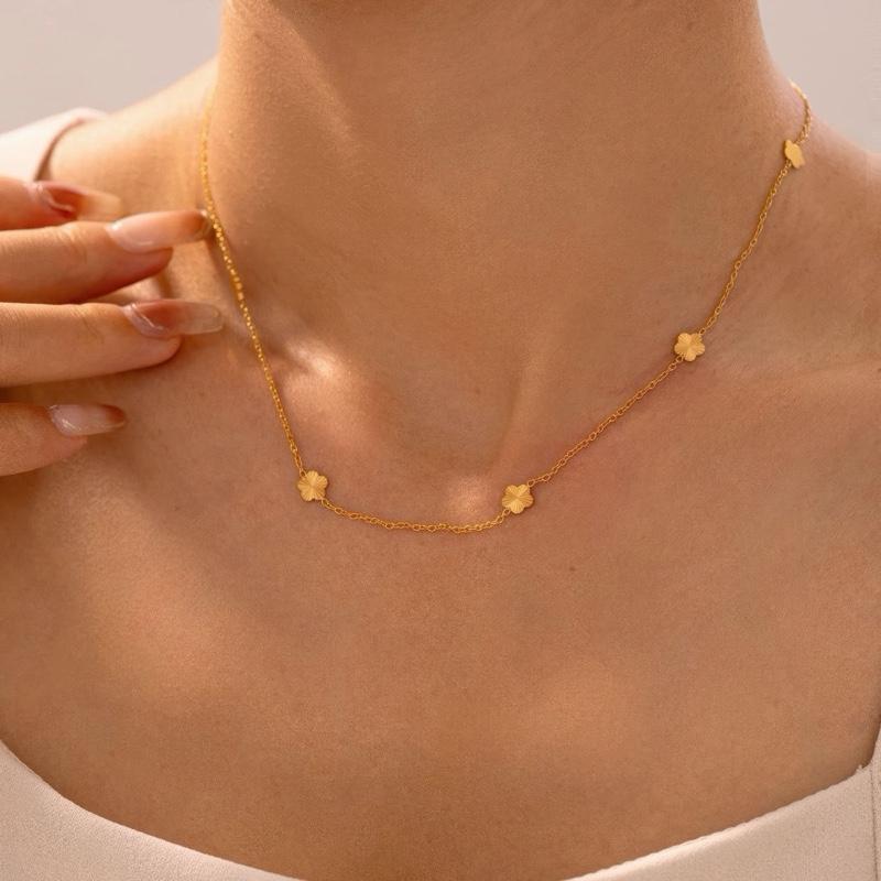 Floral Whisper Choker Necklace