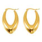 Load image into Gallery viewer, V-Hoop Earrings