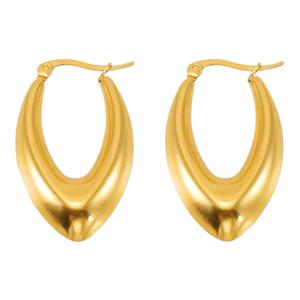 V-Hoop Earrings