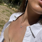 Load image into Gallery viewer, Dainty Solitaire Necklace