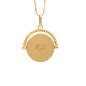Round Rope Spinner - Personalised Message Necklace