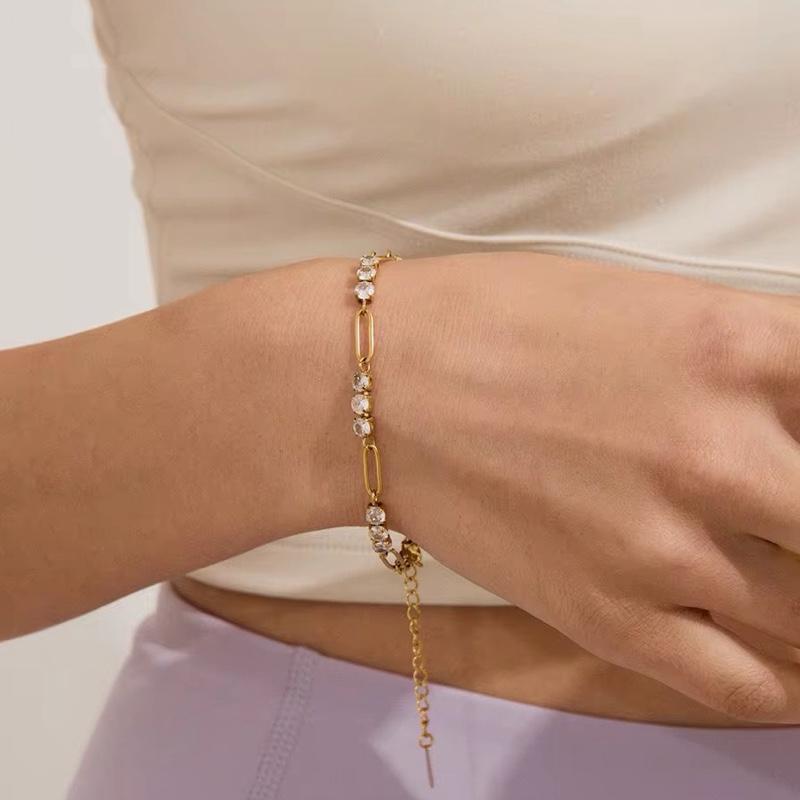 Paperclip Tennis Bracelet