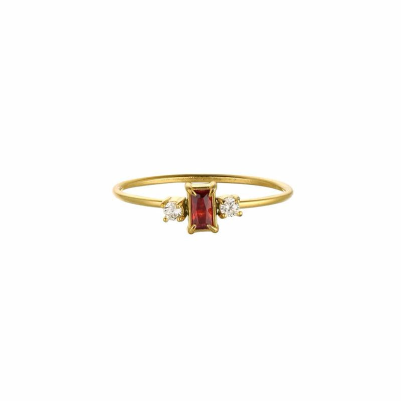 Scarlet Whisper Ring
