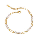 Load image into Gallery viewer, Paperclip Tennis Bracelet
