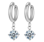 Load image into Gallery viewer, Kira Drop Huggie Hoops
