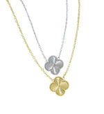 Load image into Gallery viewer, Gold/ Silver Clover Necklace
