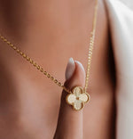 Load image into Gallery viewer, Gold/ Silver Clover Necklace
