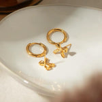 Load image into Gallery viewer, Bowknot and Hoop Earrings
