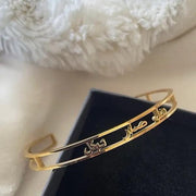 Dua دُّعَاء | Sabr صَبْرٌ | Tawakul تَوَكُّل Arabic Cuff Bangle