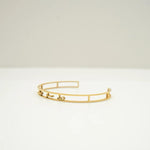 Load image into Gallery viewer, Dua دُّعَاء | Sabr صَبْرٌ | Tawakul تَوَكُّل Arabic Cuff Bangle
