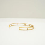 Load image into Gallery viewer, Dua دُّعَاء | Sabr صَبْرٌ | Tawakul تَوَكُّل Arabic Cuff Bangle
