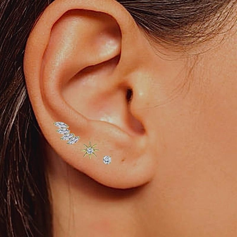 Star Burst Flat Back Studs