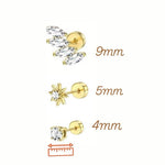 Load image into Gallery viewer, Star Burst Flat Back Studs
