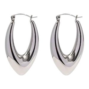 V-Hoop Earrings