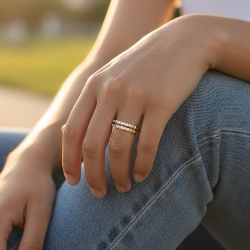 Twin Glow Ring