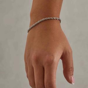 Twisted Rope Chain Bracelet