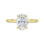 Load image into Gallery viewer, Oval Solitaire Ring