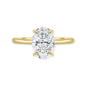 Oval Solitaire Ring