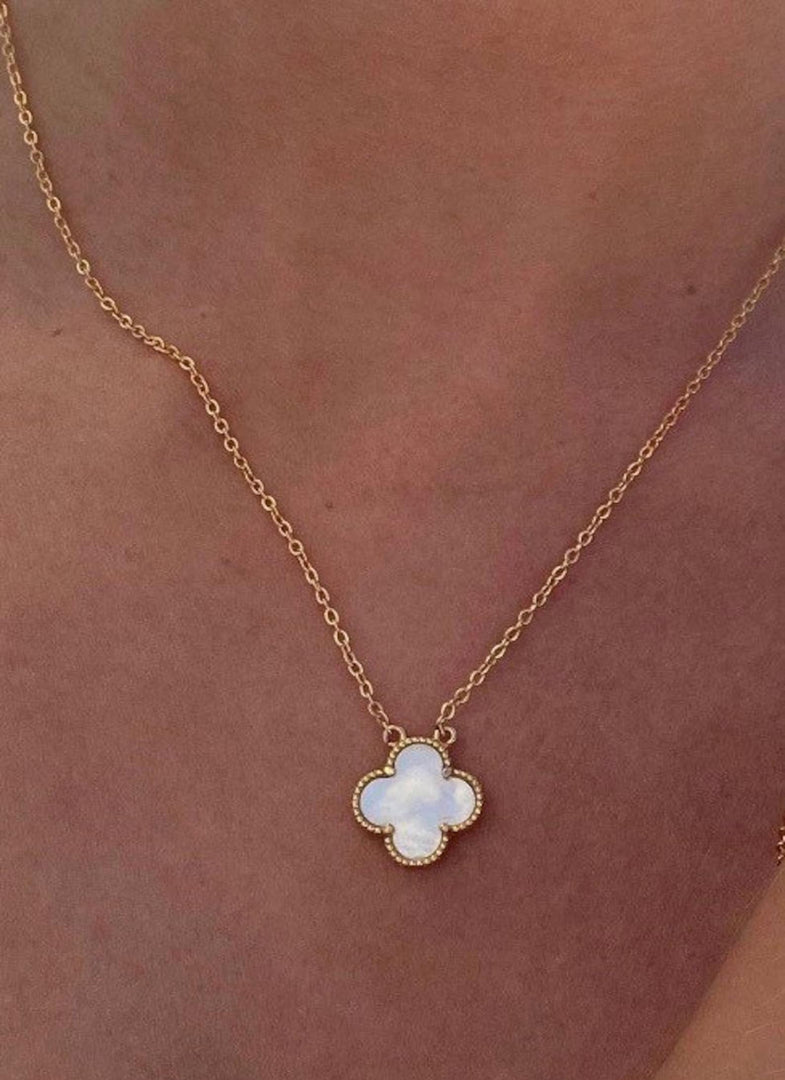White Clover Necklace