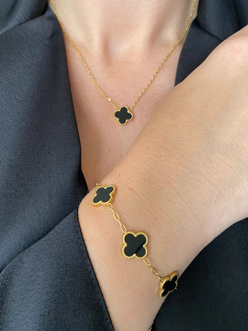 Black Clover Necklace