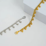 Load image into Gallery viewer, Dotted Dangle Anklet
