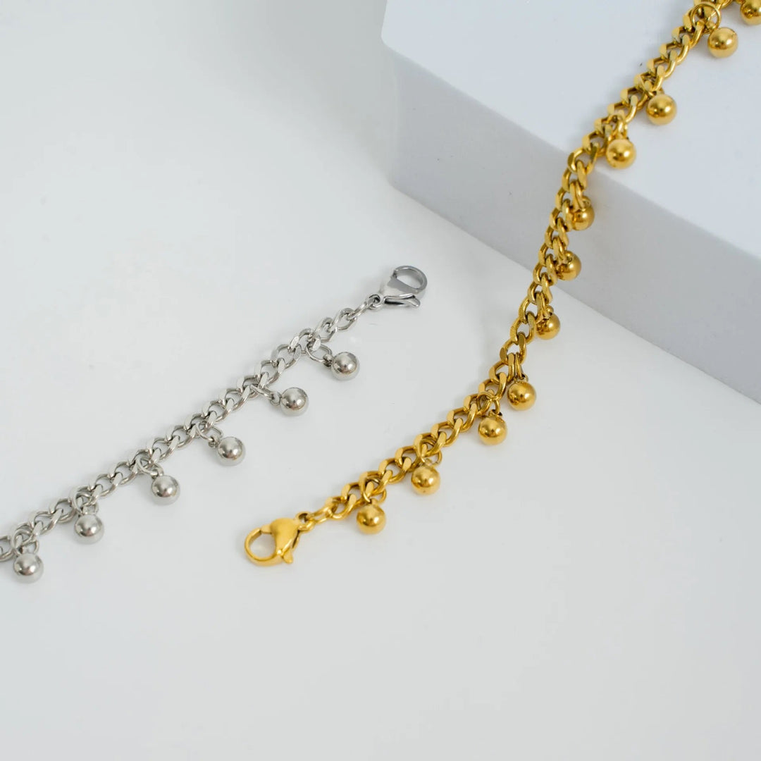 Dotted Dangle Anklet