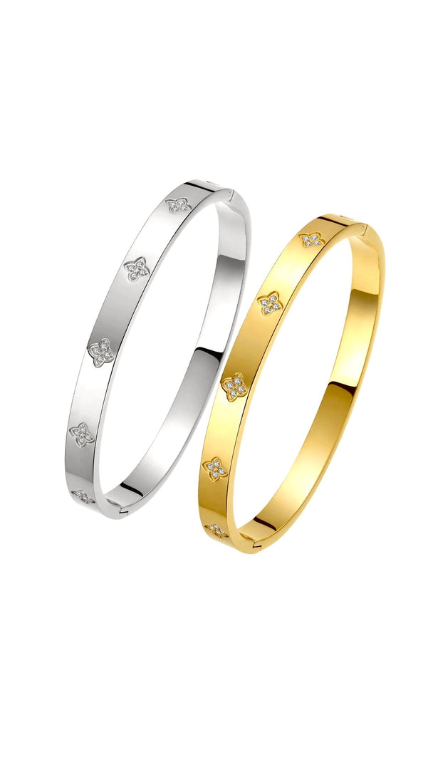Zyla Gemstone Bangle