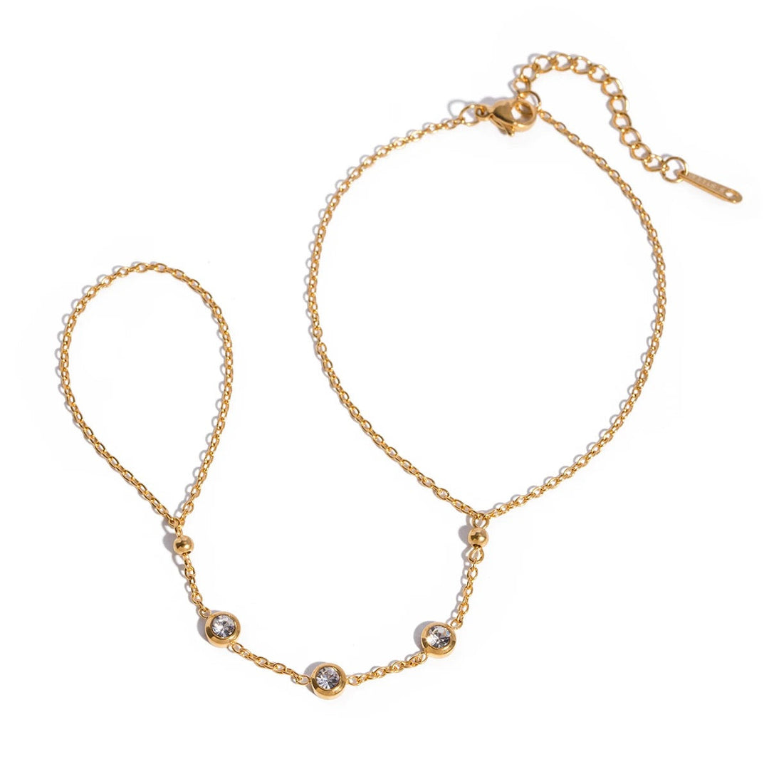 Layla Gemstone Hand Chain