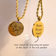 Arabic Love Token - Customisation Necklace