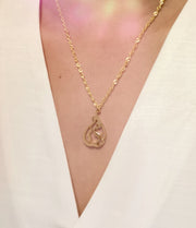 Mother أمي Arabic Necklace