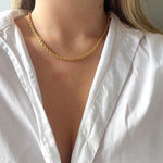Load image into Gallery viewer, Twisted Rope Chain Necklace