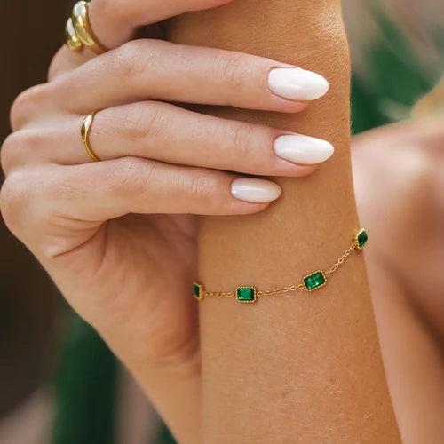 Ania Green Gemstone Bracelet
