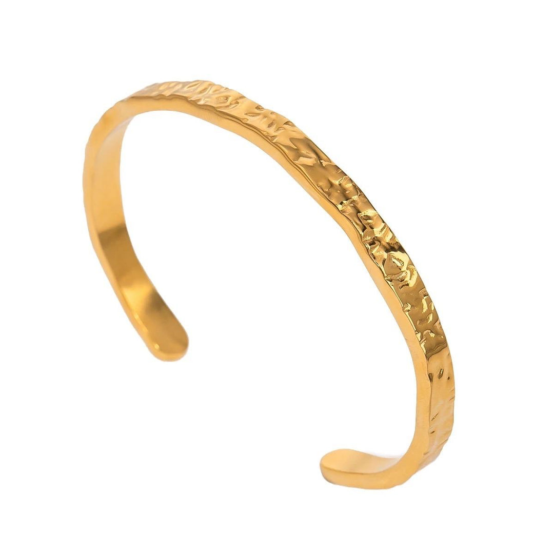 Textured Cuff Bangle