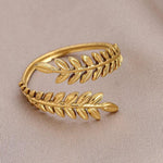 Load image into Gallery viewer, Leaf Wrap Adjustable Ring