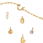 Load image into Gallery viewer, Hadiya London Clasp Link Necklace &amp; Bracelet 18K Gold Plated Stainless Steel - Tarnish-Free Waterproof Hypoallergenic