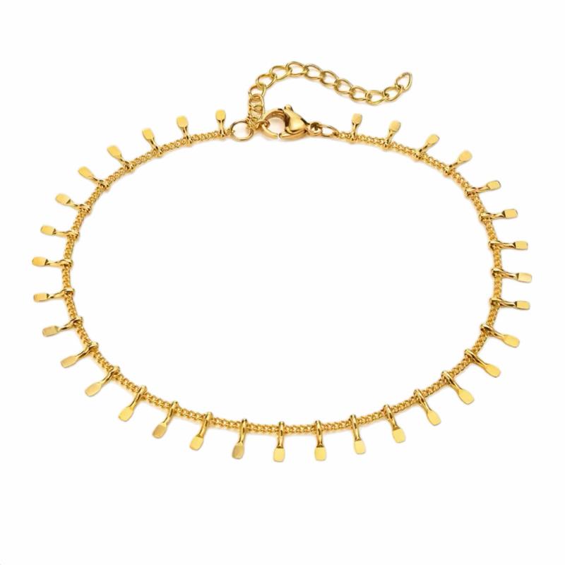Hadiya London Anklets- Waterproof & Tarnish-Free - Adjustable Length 21cm-26cm
