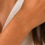 Twisted Rope Chain Bracelet