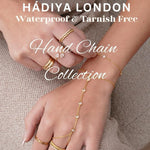 Load image into Gallery viewer, Hadiya London Hand Chains - Waterproof &amp; Tarnish-Free- Adjustable