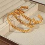 Load image into Gallery viewer, Olive Branch Cuff Bangle