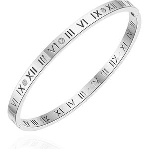 Athena Roman Numeral Bangle