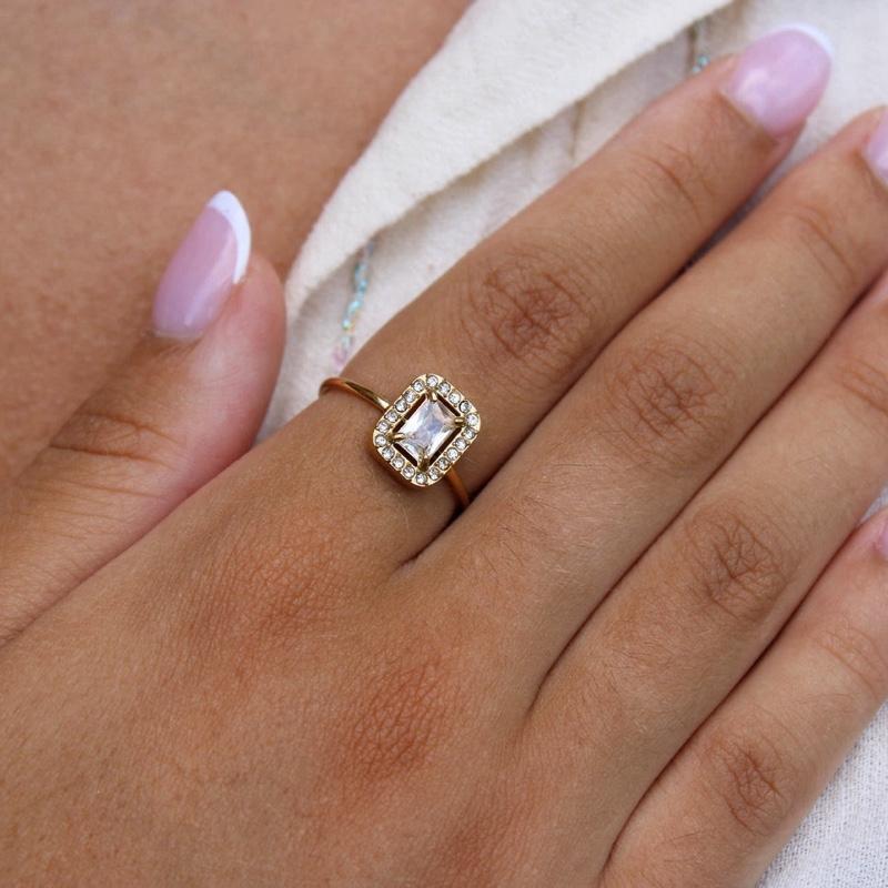 Halo Signature Adjustable Rings