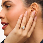 Load image into Gallery viewer, Oval Solitaire Ring