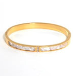 Load image into Gallery viewer, Arla - Mother Of Pearl Bangle