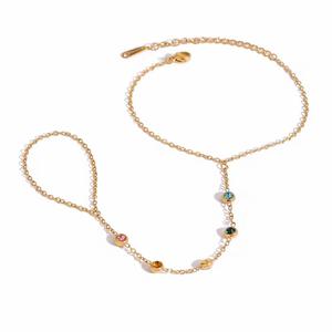 Hadiya London Hand Chains - Waterproof & Tarnish-Free- Adjustable