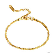 Hadiya London Anklets- Waterproof & Tarnish-Free - Adjustable Length 21cm-26cm
