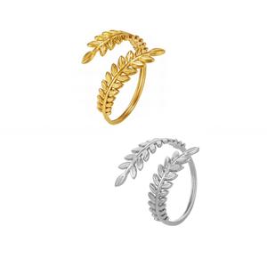 Leaf Wrap Adjustable Ring